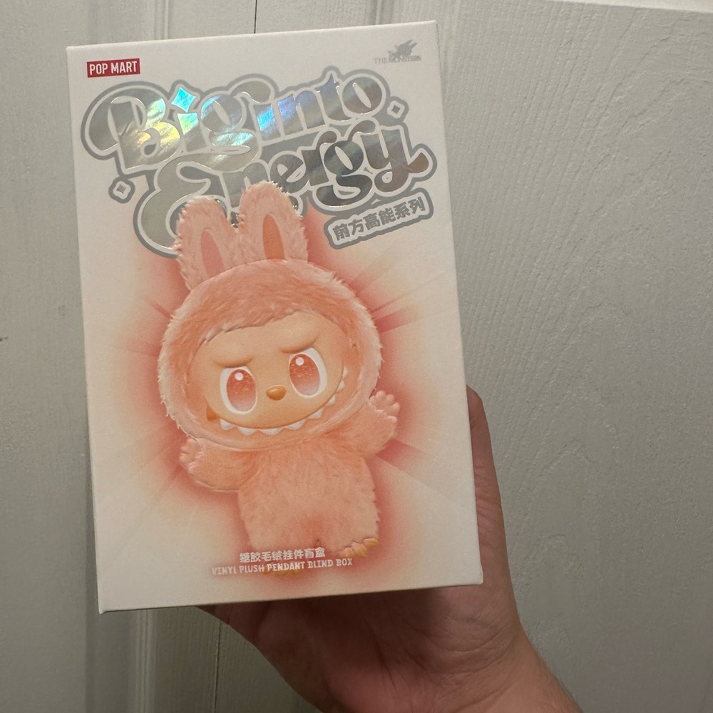 Authentic Big into energy Labubu blind box